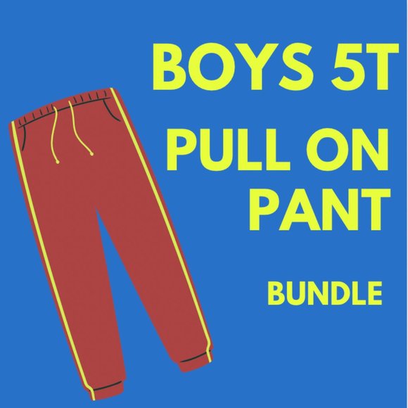 Cat & Jack Bottoms 5t Boys 8pc Pull On Pant Bundle Cat And Jack Carters Lot Bundle Poshmark